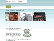 Tablet Screenshot of bluesbbqbillings.com